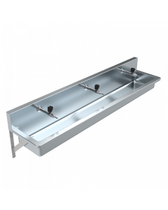 PWD Preplumbed Drinking Trough 1200mm 3 TW-DL90 Wall Brackets 