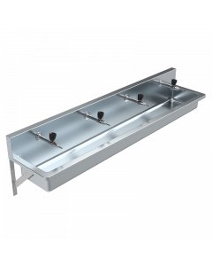 PWD Preplumbed Drinking Trough 1800mm 4 TW-DL90 Wall Brackets 