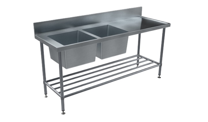 BenchTech Double Sink Benches- Centre